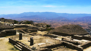 Festung Monte Alban in Mexiko
