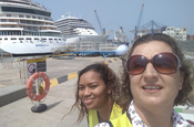 Kreuzfahrtschiffe im Hafen von Cartagena