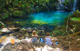 Blue Creek in Belize