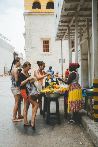 Essensstand Streetfoodtour Cartagena