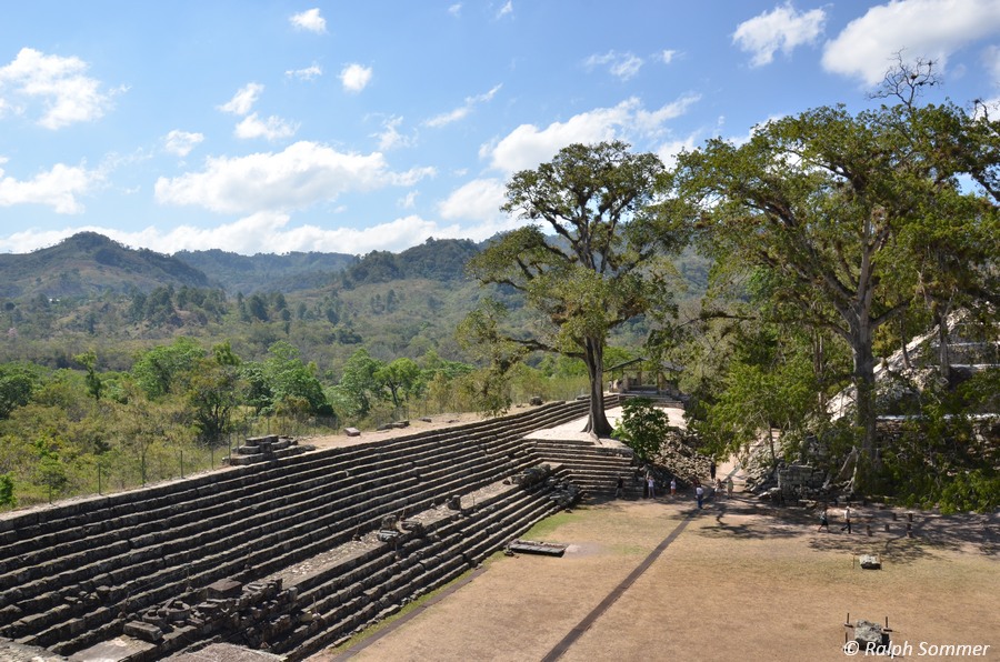 Blick auf das Umfeld von Copán