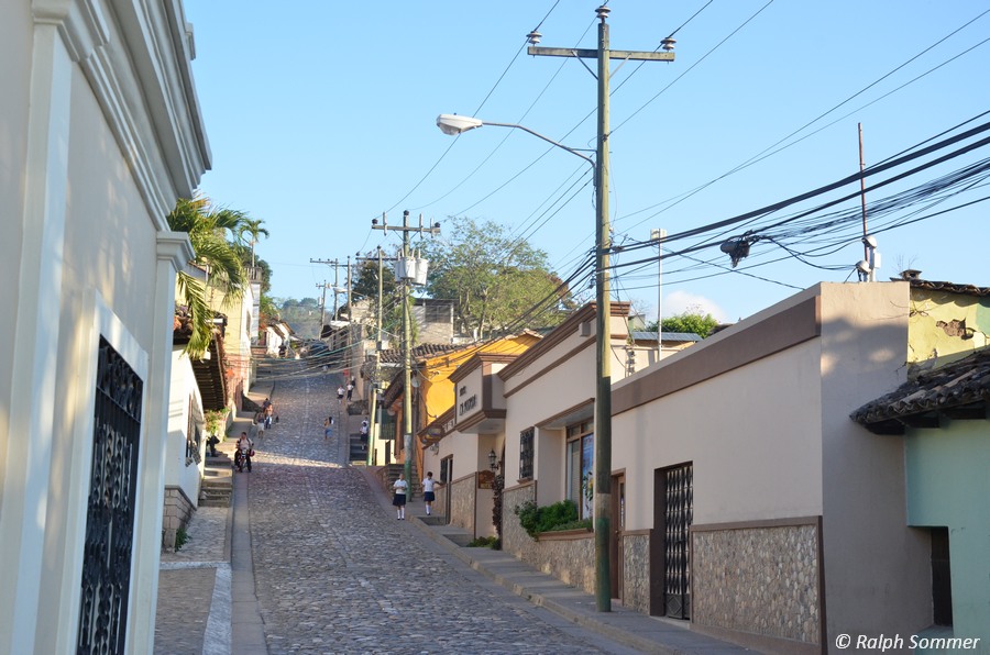 Gasse in Copán