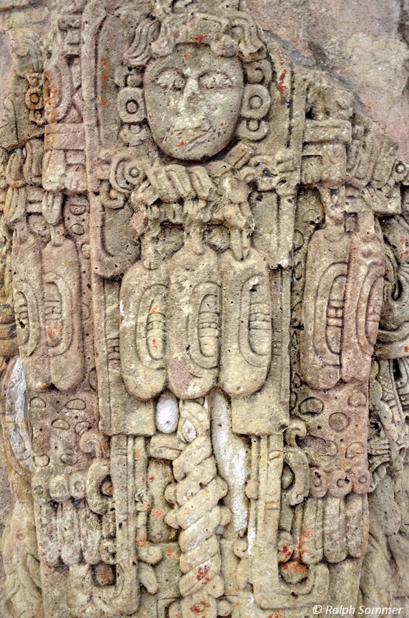 Herrscher Stele im Museum