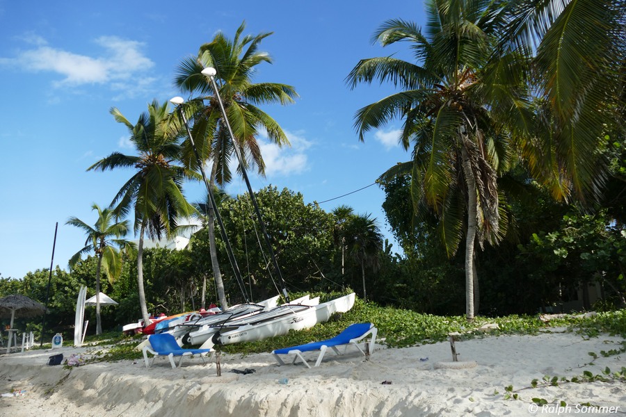 Hotelboote am Varadero Strand