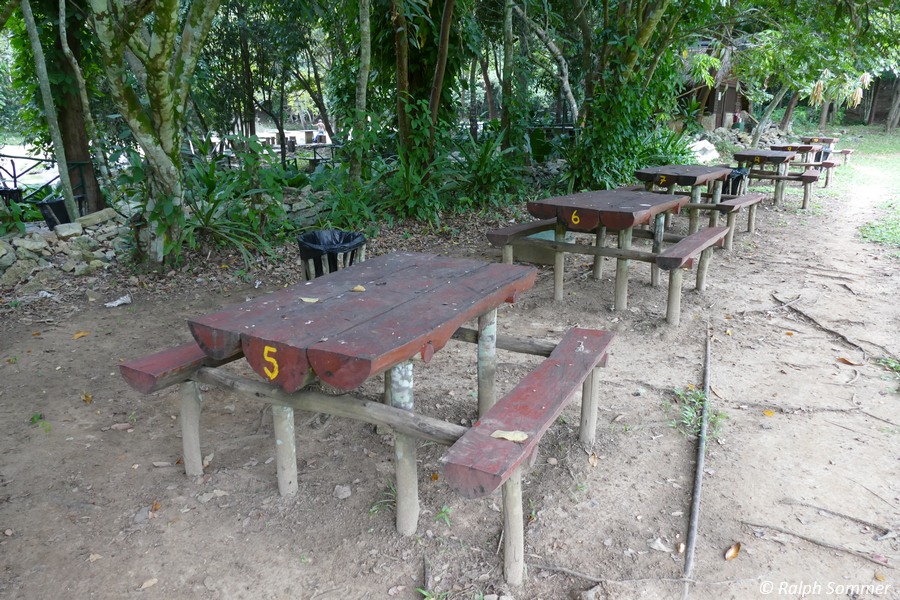 Picknickplatz am Rio San Juan