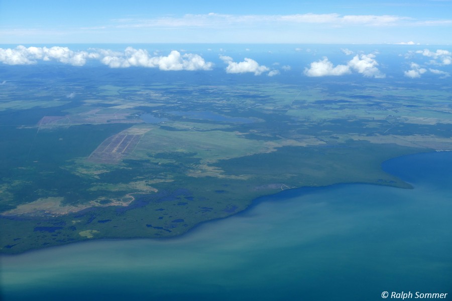 Überflug Insel Kuba Mittelamerika
