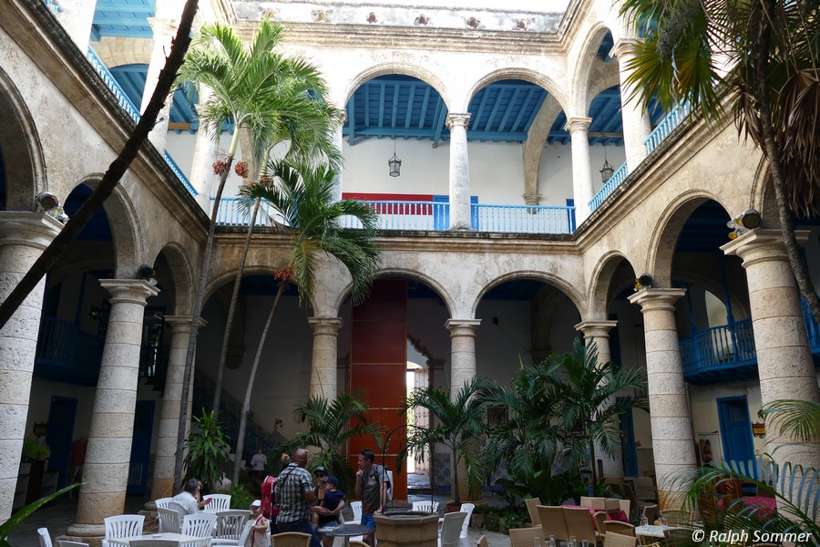 Restaurant im Kolonialstil in Havanna