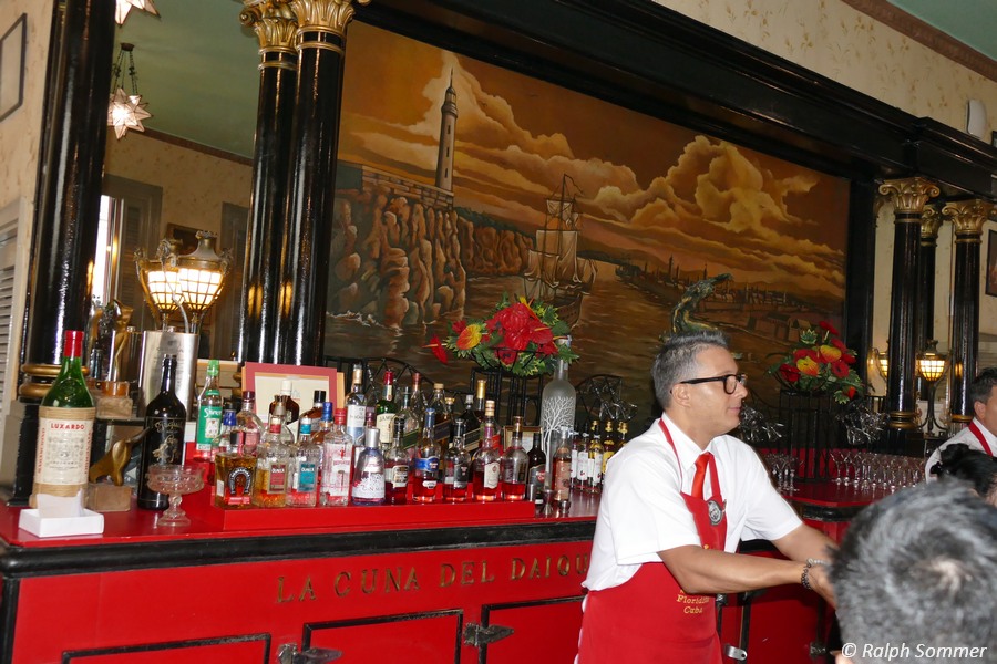 Bar La Cuna del Daiquiri im Floridita in der Altstadt Havannas