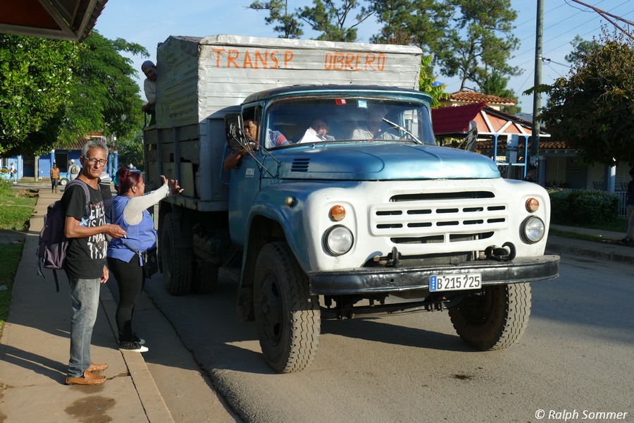 Transport von Arbeitern Valle de Viñales 