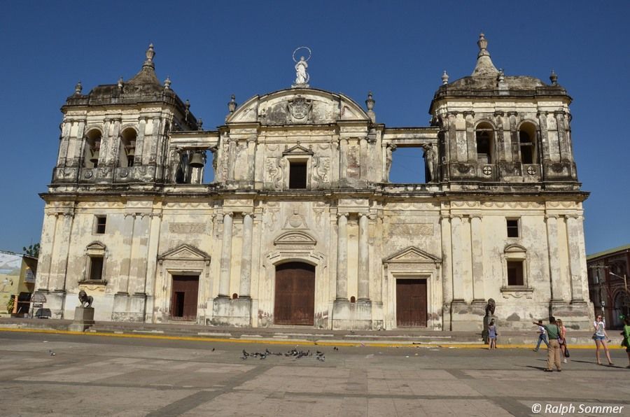 Alte Kathedrale in León Nicaragua