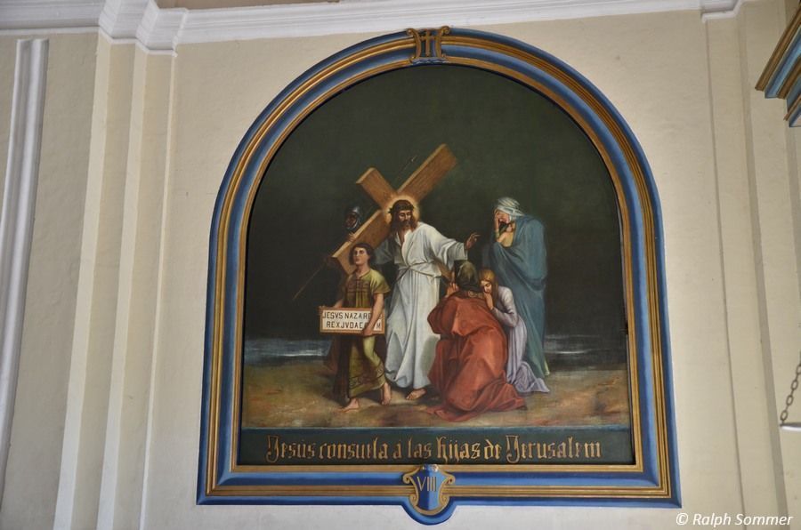 Wandbild Kreuzigung León