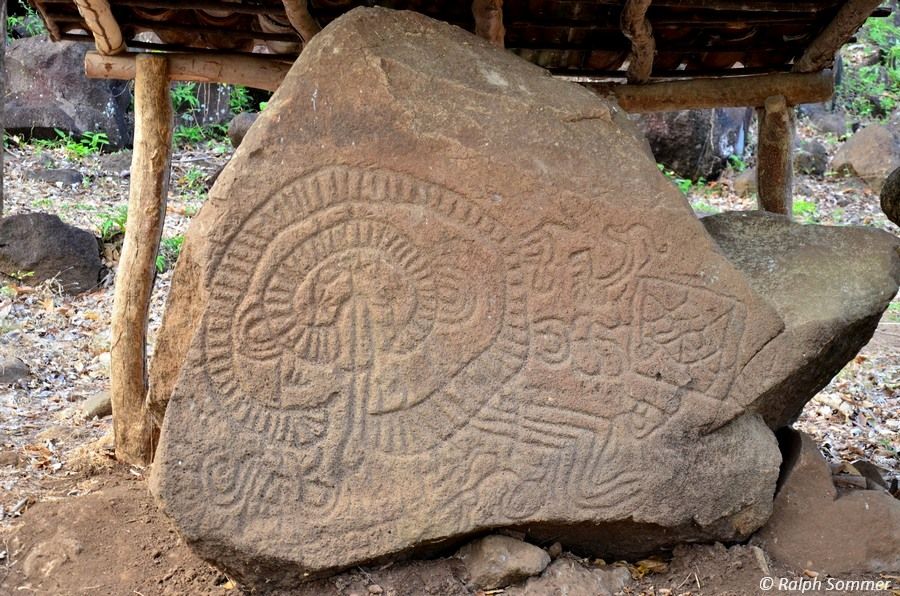 Petroglyphen auf Insel Ometepe