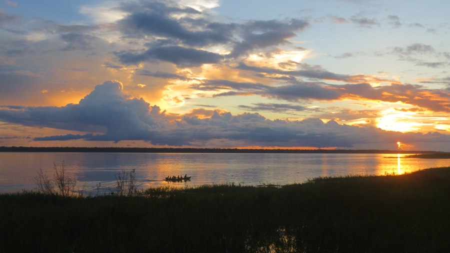Abendstimmung Amazonas
