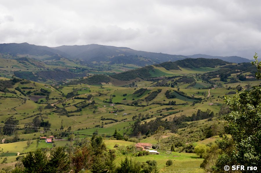 Berglandschaft bei Zipaquirá