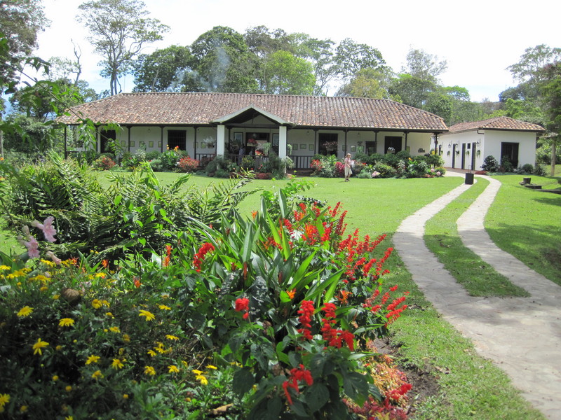 Einfahrt Kaffee-Hacienda El Roble