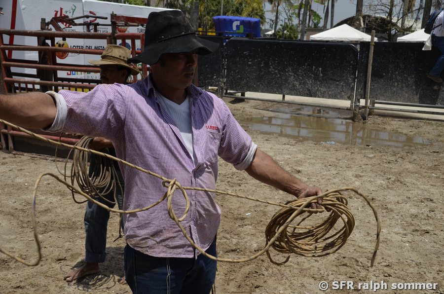 Mit Lasso bereit