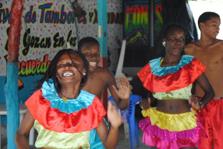 Lebensfreude in Palenque