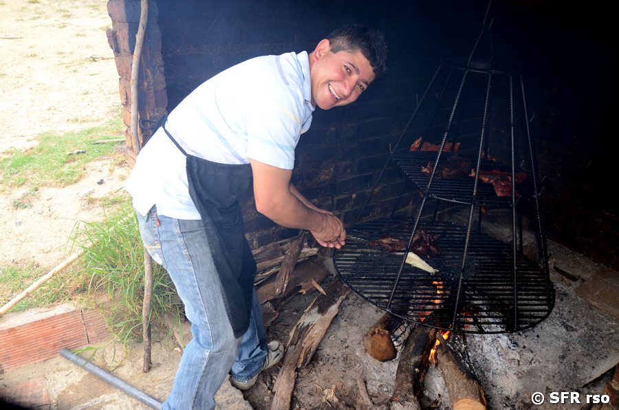 Vorbereitung am Grill