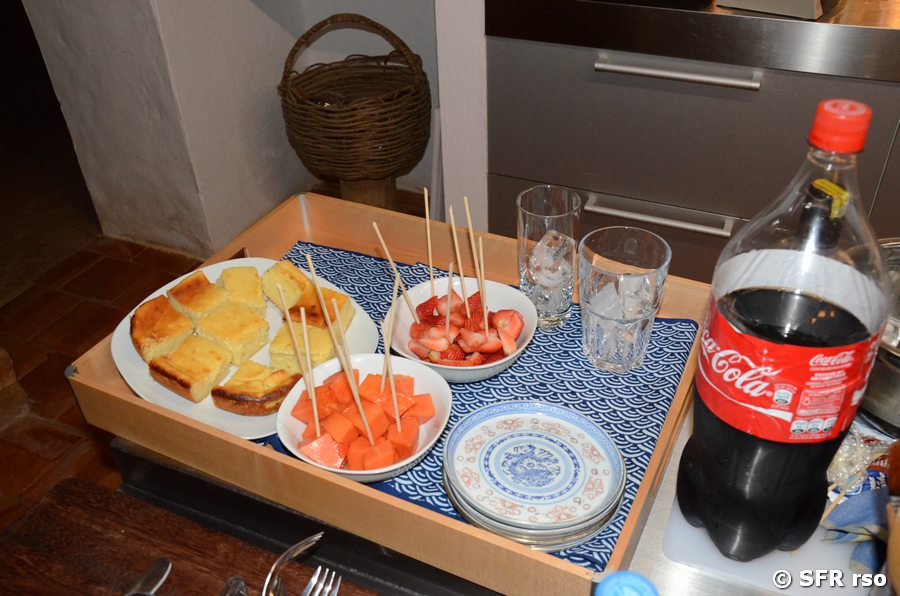 Snacks im Privathaus in Barichara