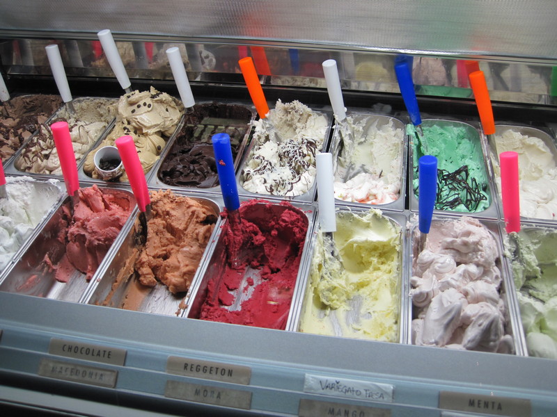 Bunte Eiscreme Cartagena