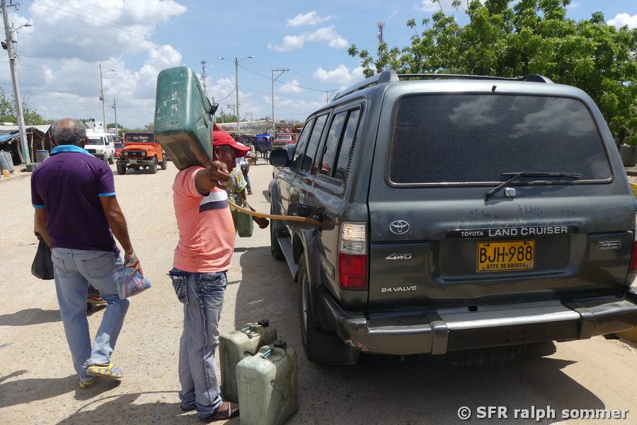 Tanken in La Guajira