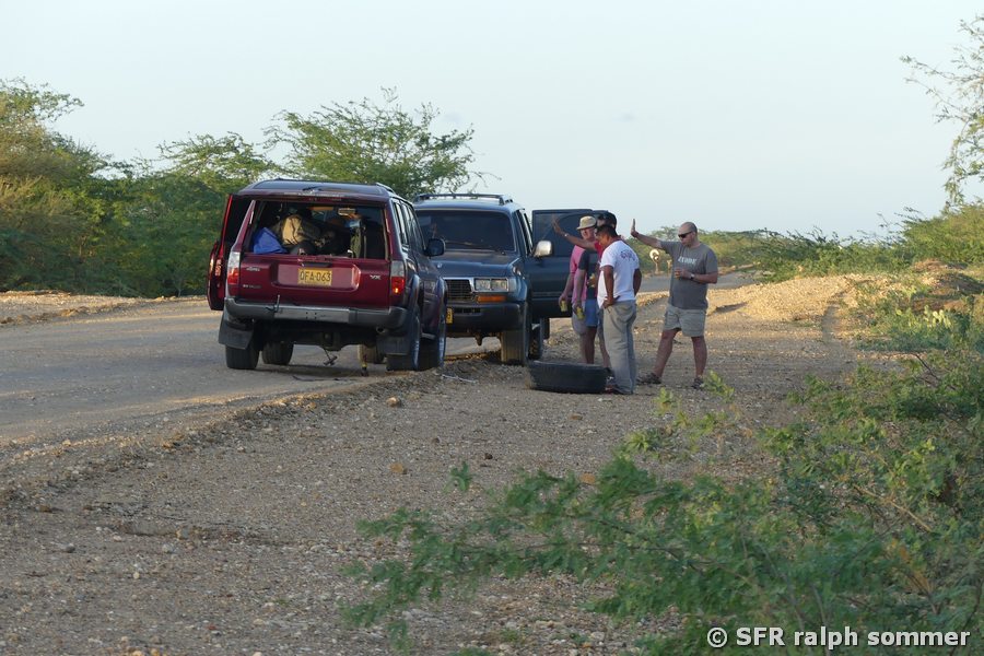 Pannenstopp in La Guajira