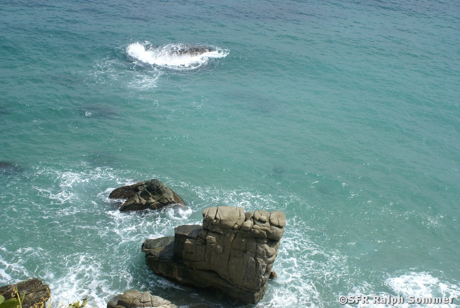Felsen im Meer Nationalpark Tayrona