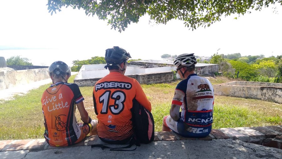 Biking-Pause