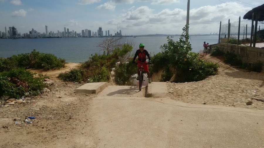 Start auf Isla Tierra Bomba