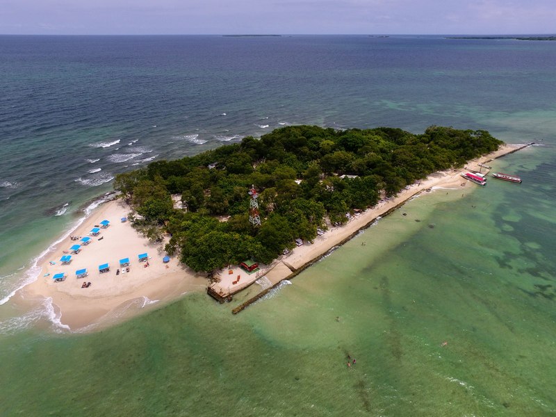 Luftaufnahme Isla Arena