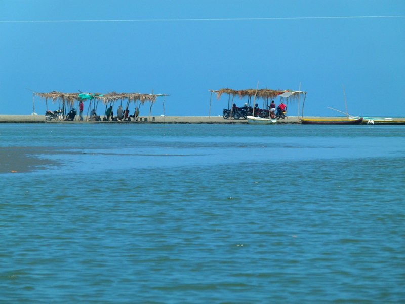 Strand La Boquilla, Bocana
