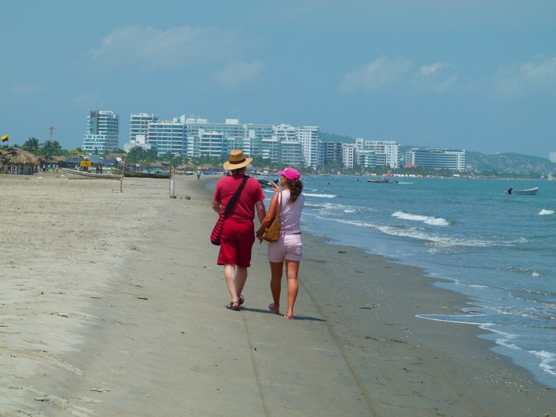Strandspaziergang La Boquilla
